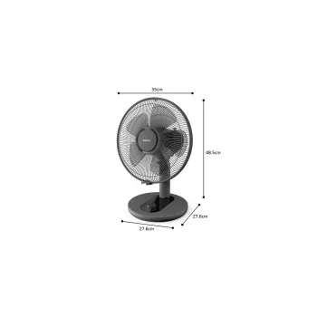 PHILIPS 1000 Series asztali ventilátor 25 cm, fekete