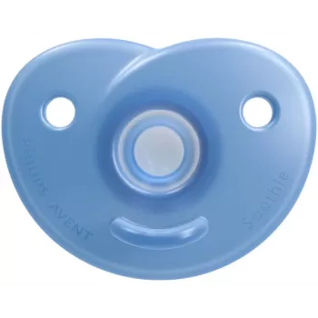 Philips Avent Soothie szilikon cumi szilikon pajzzsal, 0-6 hónap, 2 darabos csomag