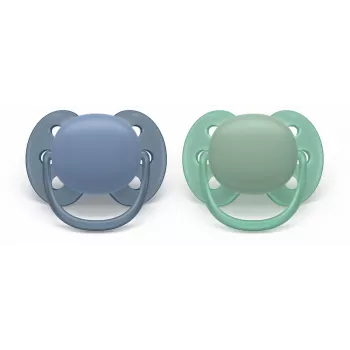 Philips Avent Ultra Soft cumi, 6-18 hónap, 2 darabos csomag, fiú