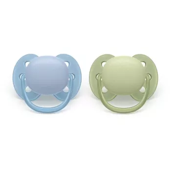 Philips Avent Ultra Soft cumi, 0-6 hónap, semleges, 2 darabos csomag