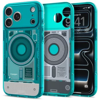 Spigen C1 Ultra Hybrid MagSafe tok iPhone 17 Pro / 18 Pro készülékhez – Bondi Blue