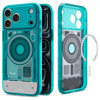 Spigen C1 Ultra Hybrid MagSafe tok iPhone 17 Pro / 18 Pro készülékhez – Bondi Blue