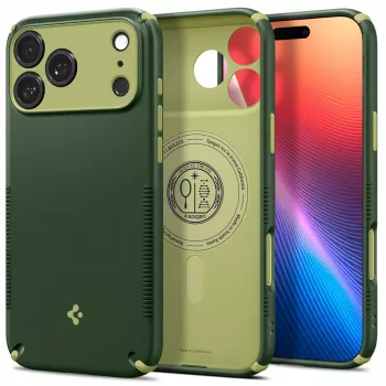Spigen Nano Pop Hybrid MagSafe tok iPhone 17 Pro Max / 18 Pro Max készülékhez – mentazöld