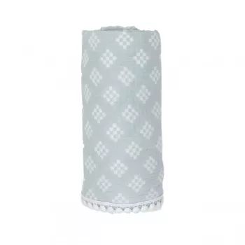 Lodger Swaddle Tribe muszlin pamut pólya 120x120 cm, Ice Flow