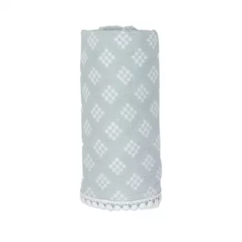 Lodger Swaddle Tribe muszlin pamut pólya 120x120 cm, Ice Flow
