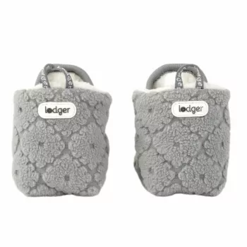 Lodger Slipper Folklore Fleece bébi papucs, Drizzle, 12-18 hónapos