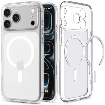 Spigen Ultra Hybrid Mag MagSafe tok iPhone 18 Pro / 17 Pro készülékhez - Frost White