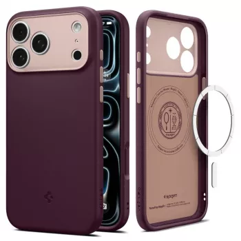 SPIGEN Nano Pop MagSafe iPhone 17 Pro / 18 Pro tok Burgundy Bean