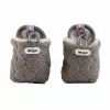 Lodger Buffalo Fleece baba-cipőcske csúszásmentes talppal, barna, 6-12 hónap