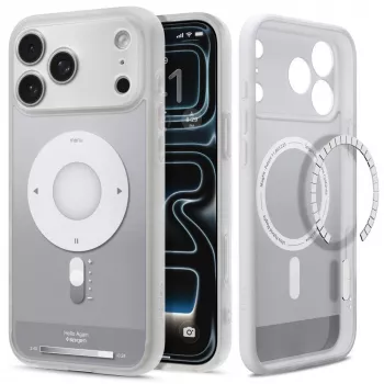 Spigen Ultra Hybrid MagSafe tok iPhone 17 Pro Max / 18 Pro Max készülékhez – Classic Silver