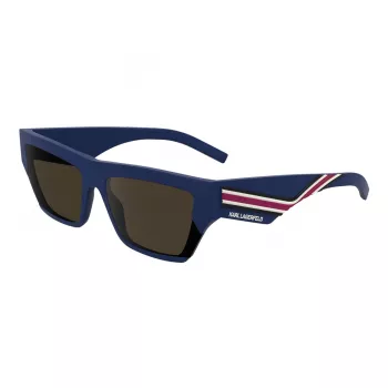 Karl Lagerfeld uniszex KL6163S-401 napszemüveg, fekete keret, szürke lencse, 59/17/145 mm