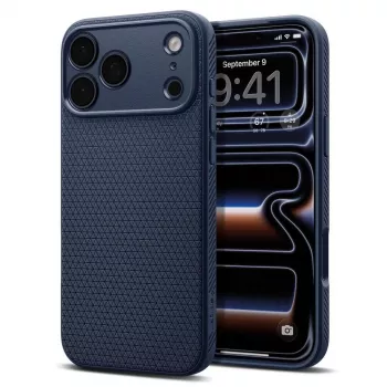 Spigen Liquid Air tok iPhone 18 Pro Max / 17 Pro Max készülékhez – Navy Blue