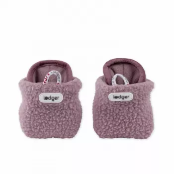 Lodger Slipper Teddy babacipő, rosé, 3-6 hónap