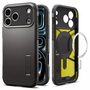 Spigen Tough Armor T MAG MagSafe tok iPhone 18 Pro Max / 17 Pro Max készülékhez – Gunmetal