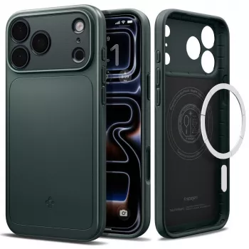 Spigen Thin Fit MagSafe tok iPhone 17 Pro / 18 Pro - Abyss Green