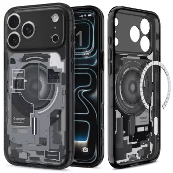 Spigen Ultra Hybrid MagSafe iPhone 17 Pro / 18 Pro Zero One fekete