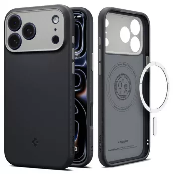 Spigen Nano Pop Mag MagSafe tok iPhone 18 Pro / 17 Pro készülékhez – Black Sesame