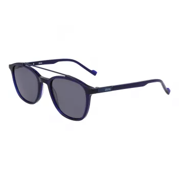 ZEISS férfi ZS22518S-415 téglalap alakú napszemüveg, fekete/szürke, 52-20-145