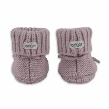 Lodger Slipper Merino Wool bébi cipő, rózsaszín, 0-6 hónap