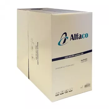 DSIT Alfaco Cat5e F/UTP tömör érvű hálózati kábel 305m tekercs szürke LSZH Eca