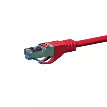 DSIT CAT 6a hálózati kábel LSOH - S/FTP - 30 méter - piros (DC-6A5-300)
