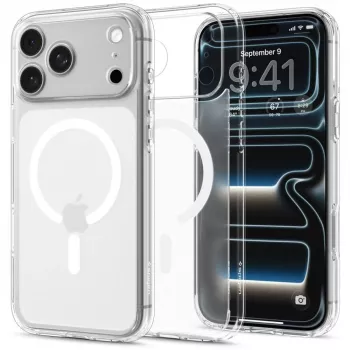 SPIGEN Ultra Hybrid MagSafe tok iPhone 17 Pro Max / 18 Pro Max készülékhez - Frost White