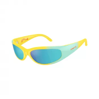 Arnette AN4302-30201U uniszex téglalap alakú napszemüveg, matt fekete keret, sötétszürke lencse, 62-16-125 mm
