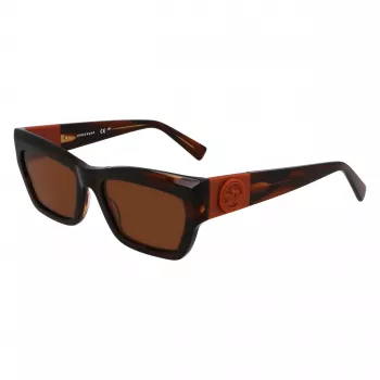 Longchamp LO763S-211 Women's Sunglasses, Havana Frame, Brown Gradient Lens, 53mm