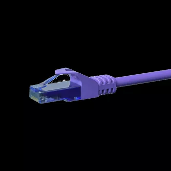 DSIT UTP CAT6a 0,25m lila patch kábel - 100% réz (DC-U6A8-002)