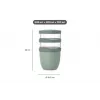 MEPAL Thermo Lunchpot Ellipse élelmiszer-hőtartó Nordic Sage 700 ml 107658094700