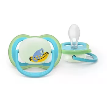Philips Avent Ultra Air Night cumi 6-18 hónap, 2 darabos csomag, fiú, sötétben világító