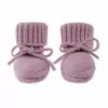 Lodger házipapucs merinó gyapjú baba-booties, Mauve, 0-6 hónap
