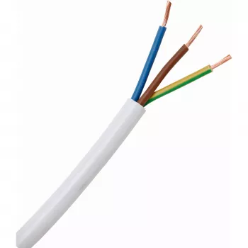 HEINRICH KOPP H05VV5-F 3G 1mm² fehér PVC olajálló rugalmas kábel 10m 151710849