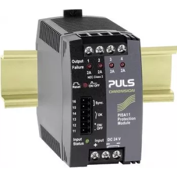 PULS DIMENSION PISA11.402 4 csatornás elektronikus biztosítékmodul 24V DC, 4x2A