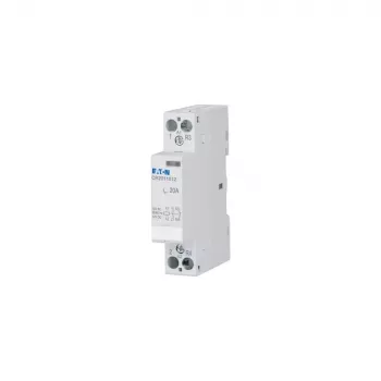 Eaton CR2011012 installációs kontaktor 12V AC/DC 20A 1NO+1NC 2-pólusú 193906