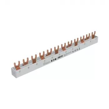 Eaton 3-fázisú villa-gyűjtősín EVGK-3PHAS/12MODUL, 63A, 12 modul, 10mm², xPole MCB/RCD-hez (EP-501069)