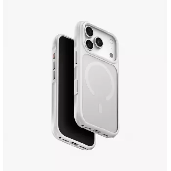 UNIQ Veren MagClick töltőtok iPhone 18 Pro / 17 Pro – Chalk Frost