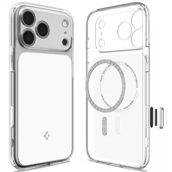 Spigen Ultra Hybrid T Mag MagSafe tok iPhone 18 Pro Max / 17 Pro Max készülékhez - fényes fehér