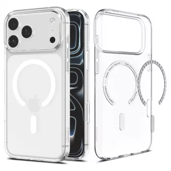 SPIGEN Liquid Crystal MagSafe iPhone 17 Pro Max / 18 Pro Max tok átlátszó/fehér