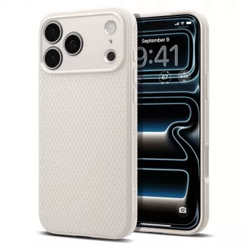 Spigen Liquid Air tok iPhone 17 Pro / 18 Pro készülékhez - Natural Titanium