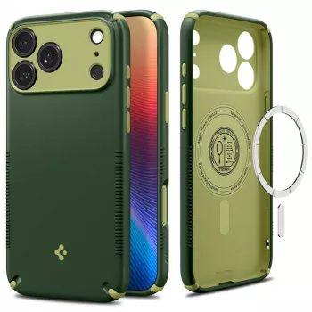 Spigen Nano Pop Hybrid Mag MagSafe tok iPhone 17 Pro / 18 Pro készülékhez – zöld