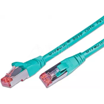 Wirewin S/FTP CAT6 0,75 m hálózati kábel, türkiz (PKW-PIMF-KAT6 0.75 TK)