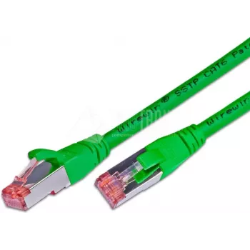 Wirewin S/FTP CAT6 0,25 m hálózati kábel, zöld (PKW-PIMF-KAT6 0.25 GN)