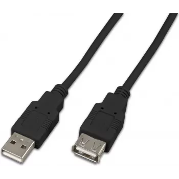 Wirewin USB A-A MF 0.15 SW USB 2.0 hosszabbító kábel, 0,15 m, fekete