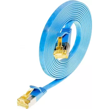 Wirewin Cat6a U/FTP Slim hálózati kábel, 0,1 m, kék PKW-STP-SLIM-K6A 0.1 BL