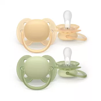 Philips Avent Ultra Soft cumi 6-18 hónapos, 2 darabos csomag, fiú