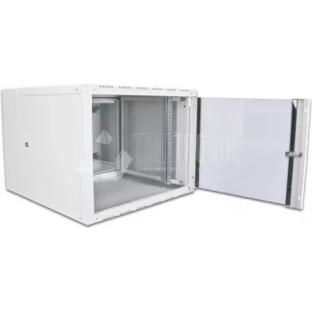 Wirewin 19 inch fali szekrény, 2 részes, 600x650mm, 15U (WCAB D 600X650X15U)