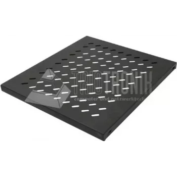 Wirewin SHELF 400 1U BL rack hátsó fedél polc aljzathoz, fekete