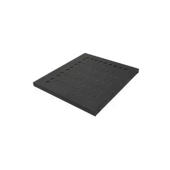 Wirewin SHELF 400 1U BL rack hátsó fedél polc aljzathoz, fekete
