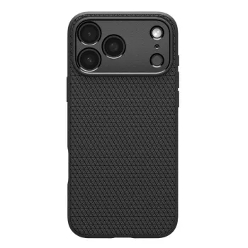 Spigen Liquid Air tok iPhone 17 Pro / 18 Pro-hoz – matt fekete